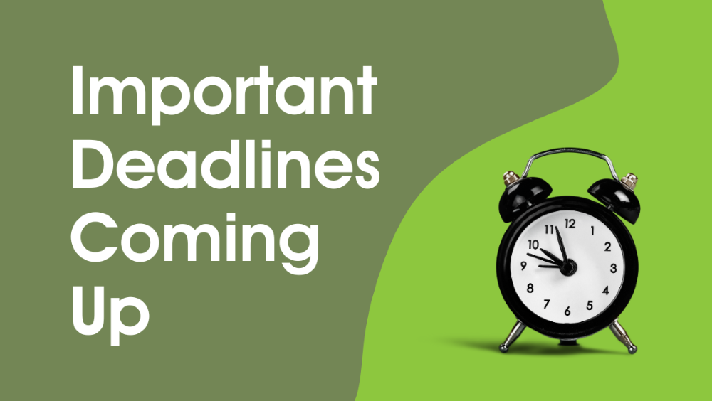 Important Dates Approaching for Winter and Summer Camp